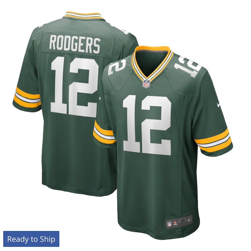 Official NFL Nike On Field Jersey Aaron Rodgers